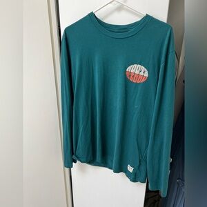 Roots long sleeved logo shirt